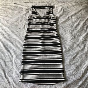 Black & White Striped Dress